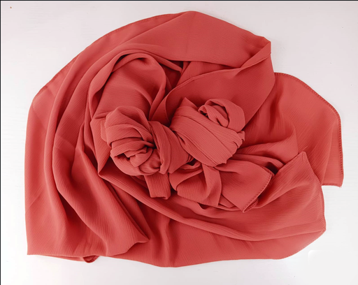 [18] Crinkle Chiffon - Rose Latte