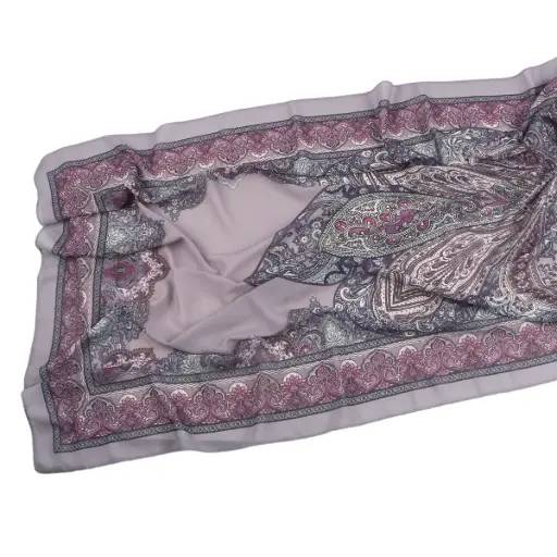 [CP39] Plum Mist Printed Hijab - CP39
