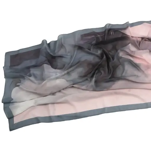 [CW65] Smoky Rose Printed Hijab - CW65