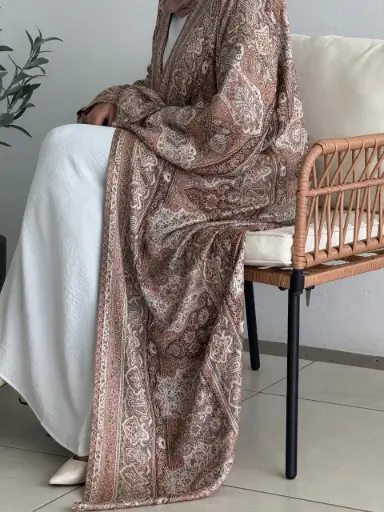 Desert Rose Pashmina Abaya