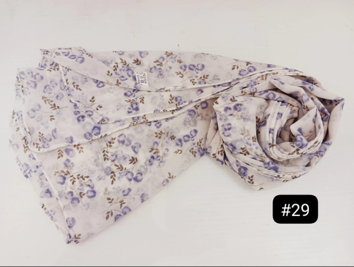 [29] Printed Hijab - Lavender Whisper