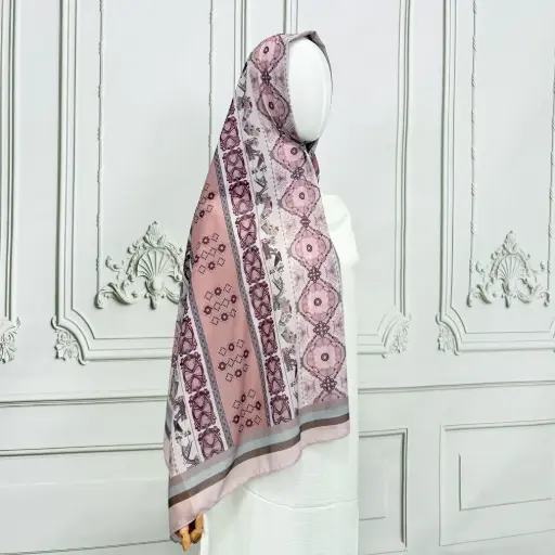 Arabesque Printed Hijab - CP74