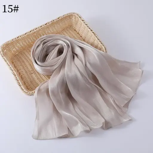 Shimmer scarf 15 - Beige Aesthetic 