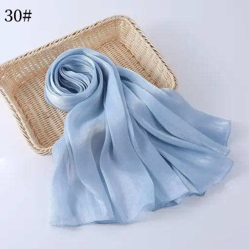 Shimmer scarf 30 - Cinderella Blue 