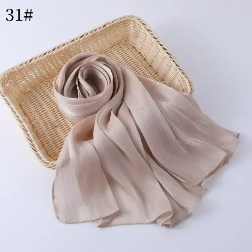 Shimmer scarf 31 - Champagne Silk 