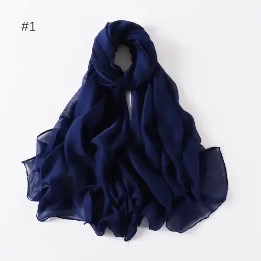 Summer Rayon Cotton - Sapphire Blue - REF1