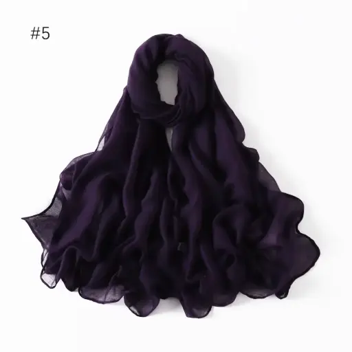 Summer Rayon Cotton - Aubergine  - REF4