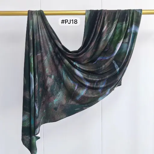 [PJ18] PJ18 - Printed Premium Jersey Cotton - Forest Night
